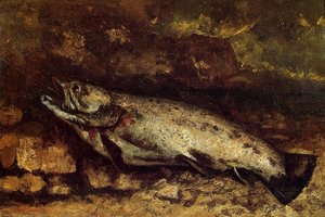 The Trout 1 — Gustave Courbet