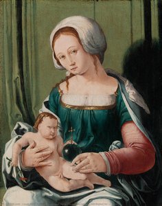 Virgin And Child, Lucas Van Leyden (attributed To), C. 1530 — Lucas Van Leyden