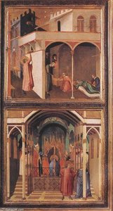 Scenes Of The Life Of St Nicholas — Ambrogio Lorenzetti