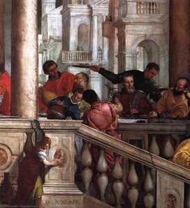 Feast In The House Of Levi (detail) (15) — Paolo Veronese