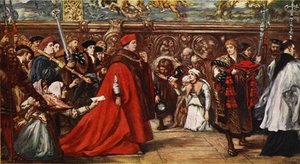 Cardinal Wolsey On His Way To Westminster Hall, — John Gilbert