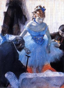 Tanzendes Mädchens Umkleideraum — Hilaire-germain-edgar Degas
