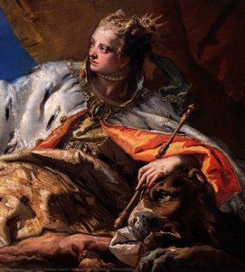 Neptune Offering Gifts To Venice (detail) — ジャン・バッティスタ・ティエポロ