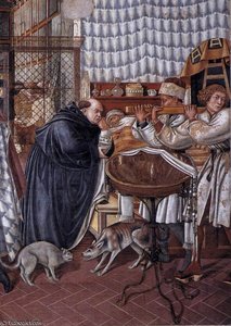 Care Of The Sick (detail) — Domenico Di Bartolo