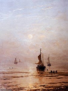 Summer Evening Scheveningen Sun — Hendrik Willem Mesdag