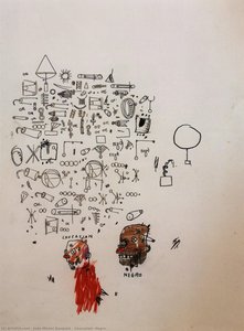 Caucasian, Negro — Jean Michel Basquiat
