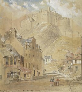 Edinburgh Castle From The Foot Of The Vennel — Horatio Mcculloch
