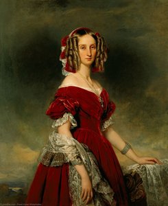 Portrait Of Louises Von Orléans — Franz Xavier Winterhalter