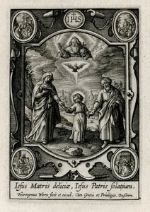 Earthly And Heavenly Trinity — Hieronymus Wierix