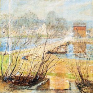 Vista Dalla Casa Holley, Cos Cob, Connecticut — John Henry Twachtman