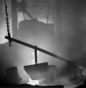 Molten Iron In Runner In Blast Furnace Cast House, Indiana Harbor Works — David Plowden