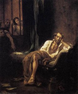 Tasso In The Madhouse — Eugène Delacroix