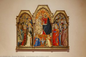 Incoronazione Della Vergine E Santi — Giovanni Del Biondo