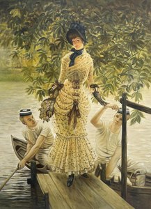 On The Thames - James Tissot — Jacques Joseph Tissot