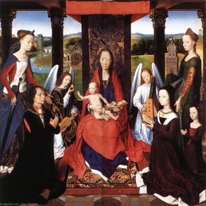 Le Triptyque De Donne (détail 2) — Hans Memling