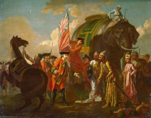 Robert Clive And Mir Jafar After The Battle Of Plassey, 1757 — Francis Hayman