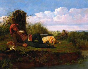 The Lazy Fisherman — William Tylee Ranney
