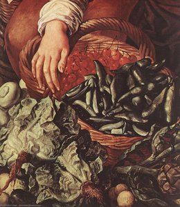 Market Scene (detail) — Joachim Beuckelaer