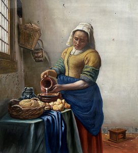 Het Melkmeisje (the Milkmaid) - Johannes Vermeer — Johannes Vermeer
