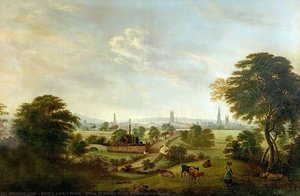 View Of Derby From Nottingham Road — Henry Lark I Pratt