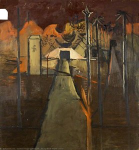Flying Bomb Depot (verso) — Graham Vivian Sutherland