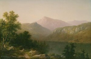 View On Lake George — John William Casilear