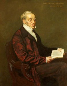 The Reverend Sir James Evans Philipps (1793– 1873), 11th Bt (after A Portrait By An Unknown Artist) — Caroline Hall