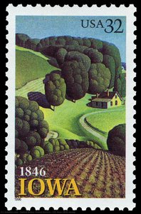 32c Iowa 1846 Stamp — United States Postal Service