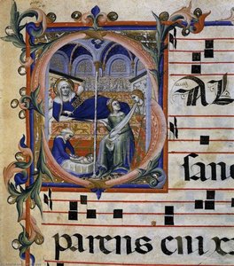 The Birth Of The Virgin — Lippo Vanni