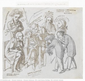 Simeon Solomon's And Henry Holiday's Artistic Heroes — Simeon Solomon