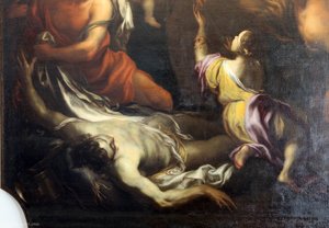 Miracle Of Blessed Savior From Horta, Genoa — Domenico Piola