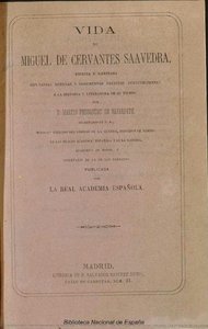 Vida De Miguel De Cervantes Saavedra (vita Di Miguel De Cervantes Saavedra). Libro V Dell'edizione Di Don Chisciotte (biblioteca Nacional De España) [7] — Martín Fernández De Navarrete