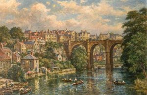 Bridge Scene, Knaresborough — Bernard Finnigan Gribble