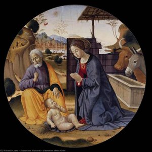Adoration Of The Child — Sebastiano Mainardi