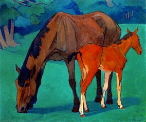 Mare And Foal — Robert Polhill Bevan