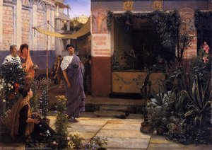 Il Mercato Dei Fiori — Lourens Alma Tadema