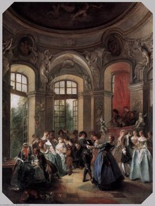 Dance In A Pavilion — Nicolas Lancret