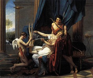 Sappho Y Faón — Jacques-louis David