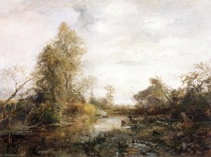 Duck Hunting In The Prater — Emil Jacob Schindler