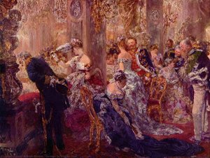 German Im Weißen Saal — Adolph Von Menzel