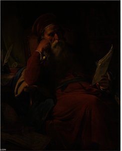 Scholar In His Study — Friedrich Ritter Von Amerling