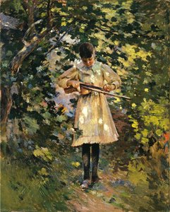 The Young Violinist (also Known As Margaret Perry) — Theodore Robinson