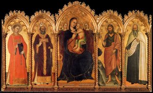 Madonna And Child With Saints — Andrea Di Bonaiuto