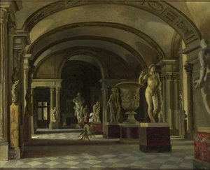 La Salle Des Caryatides In The Louvre — Roger Eliot Fry