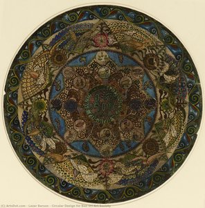 Circular Design For Ben Uri Art Society — Lazar Berson