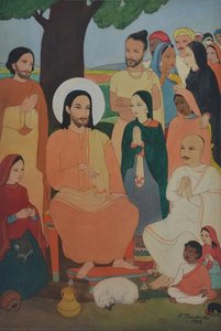 Christ Preaching — Angela Rita Clara De Almeida Trindade