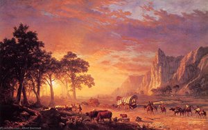 Der Oregon Trail — Albert Bierstadt