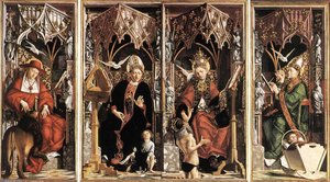 Altarpiece Of The Church Fathers — Міхаель Пахер