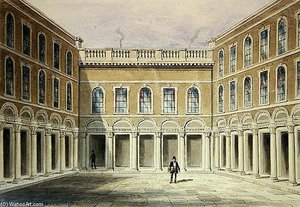 The Inner Court Of Drapers — Thomas Hosmer Shepherd