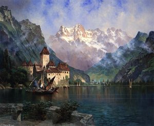 Dent Du Midi (castle Of Chillon, Lake Geneva) — إدوين ديكون
